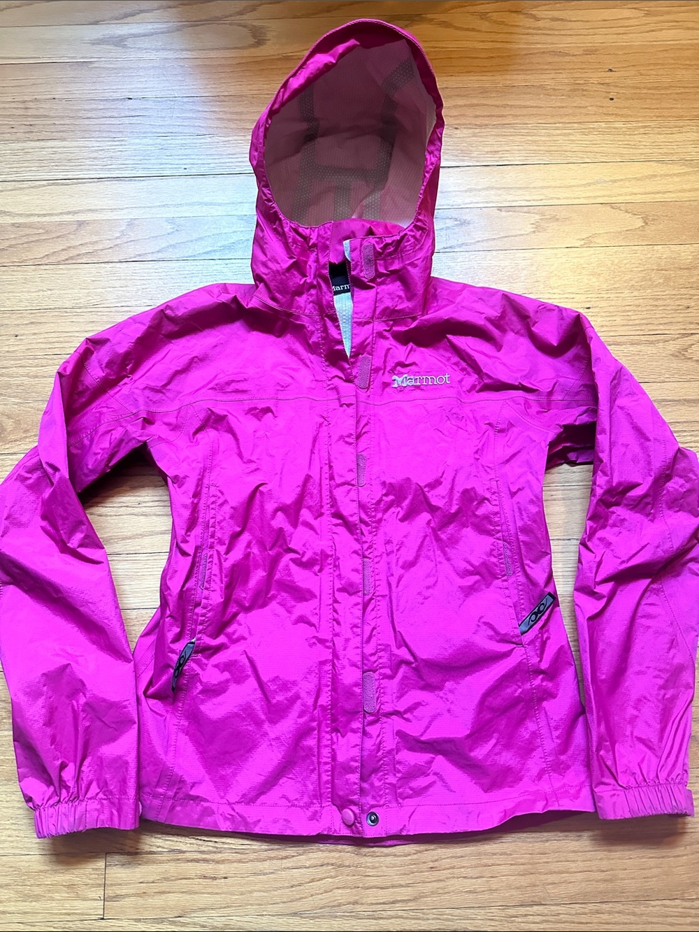 Marmot Women's Hot Pink Hooded Shell Jacket XS